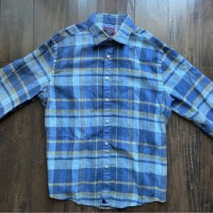 Untuckit Plaid L/S Button Up Shirt sz S
